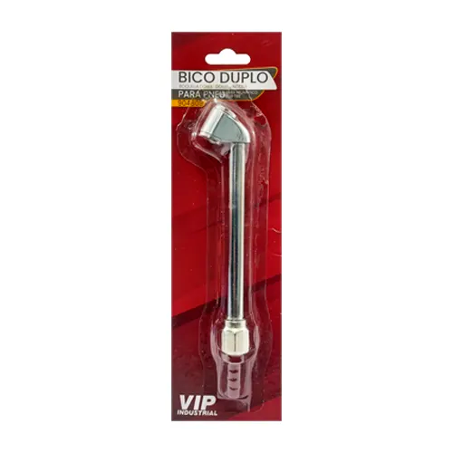 BICO DUPLO DE ENCHER PNEU - ROSCA FÊMEA 1/4" BSP VIP