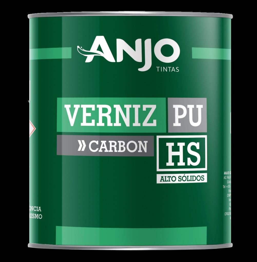 VERNIZ PU CARBON HS 2:1 900ML ANJO - UNID