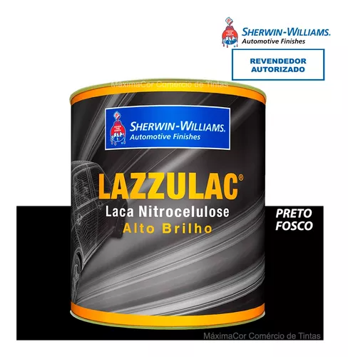 LACA PRETO FOSCO 900ML SHERWIN WILLIAMS - LAZZULAC