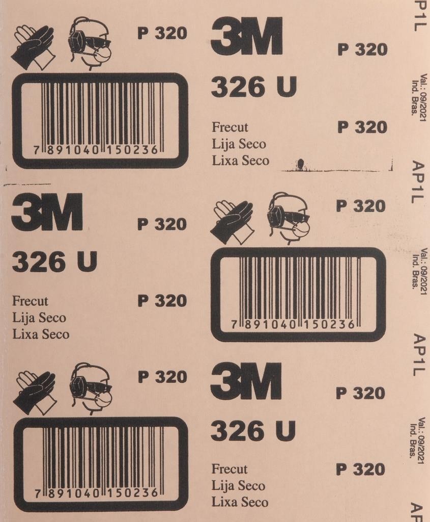 LIXA SECO SERIE OURO GRAO 320- 3M