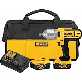 CHAVE DE IMPACTO 1/2 POL. 20V MAX ÍON-LÍTIO COM 2 BAT. 4,0 AH MALETA E CARREGADOR - DEWALT-DCF889M2