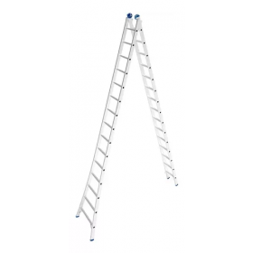 ESCADA EXTENSIVA ALUMINIO 15 DEGRAUS AZIMUT ALUMINIOS REAL - UNID