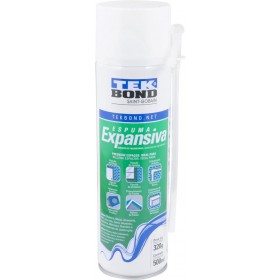ESPUMA EXPANSIVA DE POLIURETANO, 500 ML/320 G, TEKBOND PU