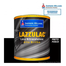 LACA PRETO FOSCO 900ML SHERWIN WILLIAMS - LAZZULAC