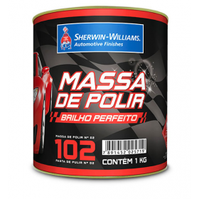 MASSA/PASTA POLIR/PULIR BRANCA N.2 102 SOLVENTE SHERWIN WILLIAMS - UNID